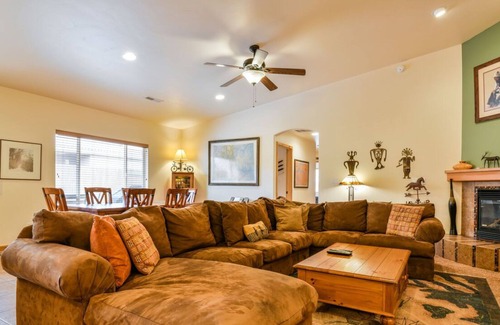 Moab House | CW415 - Great downtown location with a private hot tub and shared indoor pool