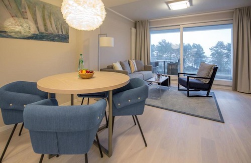 Binz Apartment | Dünenresidenz Prora - Ferienwohnung mit Meerblick, 2 Schlafzimmern und Balkon NP-417