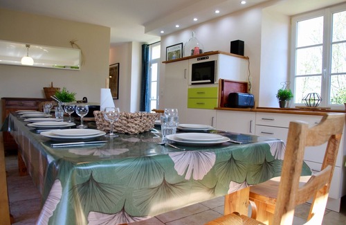 Mosles House | D-Day Beaches, Presbytery of Château d'Argouges, with hot tub, near Bayeux