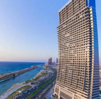 Ash Shati Apartment | Damac Apartment شقة مع جاكوزي بإطلالة بحرية