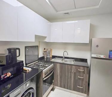 Dubai Apartment | Daraqa - Modern 1BR Apartment in Peaceful Dubai Land