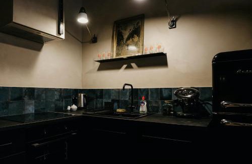 Centrs Apartment | Dark & Moody Mid Century Apartment