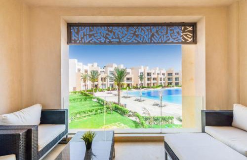 El Gouna Apartment | Dashing 2 BDR Mangroovy Free Pool & Beach Access