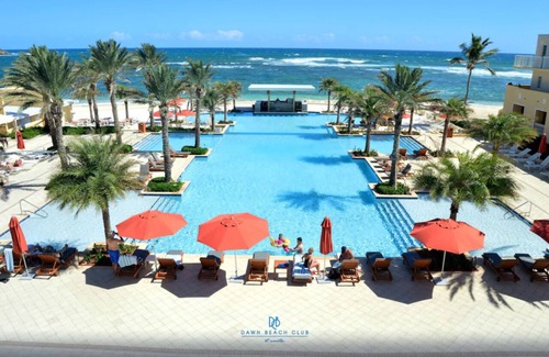 Oyster Pond Villa | Dawn Beach Club Villa sleeps 8! shared with JW Marriott Beach Resort and Spa