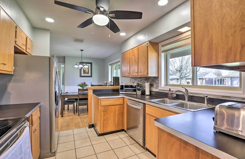 Kettering House | Dayton Home w/Patio & Fire Pit ~ 6 Mi Dtwn!