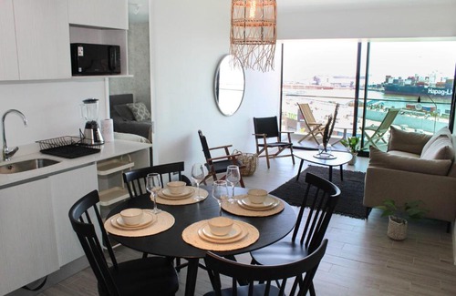 Historical District Apartment | De Lujo 2D2B, Estacionamiento Terraza vista al Mar Servicio HOM