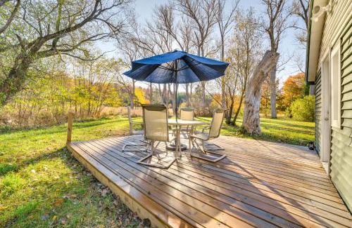 Elmira House | Deck and Fire Pit Peaceful Home in Elmira