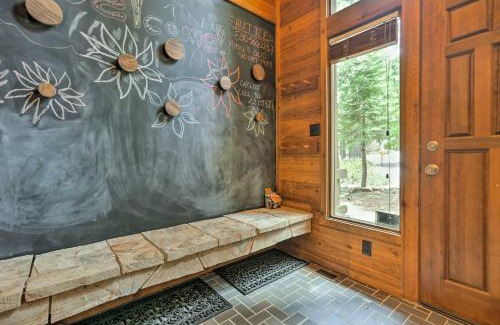 Truckee House | Deck and Resort Amenities Expansive Truckee Cabin
