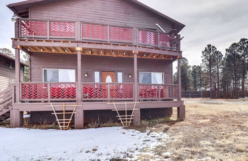 Zane Grey Cabin | Deck + Grill: Serene Nature Escape in Overgaard
