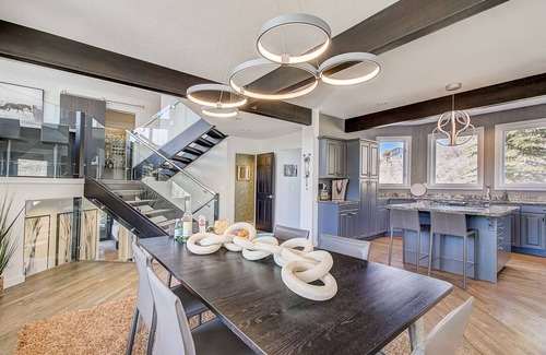 Deer Valley House | Deer Valley Private Home, Mountain Modern, Private Hot Tub, Wonderful Gathering Spaces and Views