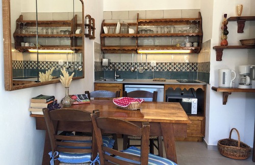 Skopelos Cottage | Del & Sol 1 seaside semi detached cottages.