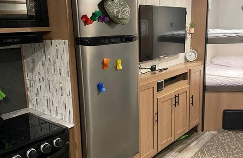 Fellowship House | Delightful 1-bedroom RV with parking on premises
