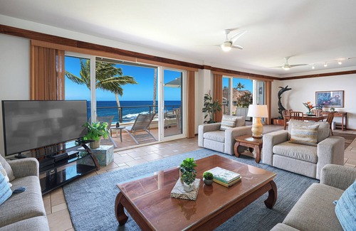 Poipu Resort | Deluxe 2-Bedroom Oceanfront Suite