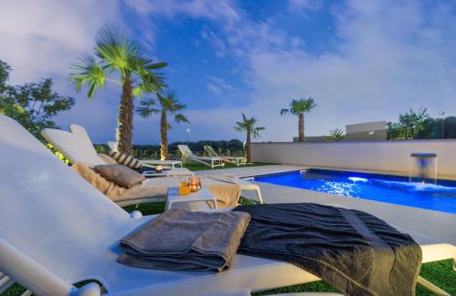 Krk Villa | Deluxe villa with heated pool, whirpool, sea view, beautiful beach IV - by Traveler tourist agency Krk ID 2403