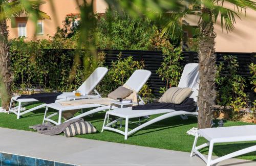 Krk Villa | Deluxe villa with heated pool, whirpool, sea view, beautiful beach IV - by Traveler tourist agency Krk ID 2403