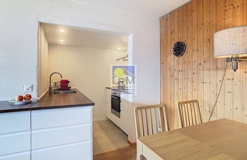 Leysin Apartment | Dents du Midi A11 1 bedroom renovated apartment for 2 to 4 people at third floor of an apartment hou