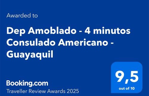 San Eduardo Apartment | Dep Amoblado - 4 minutos Consulado Americano - Guayaquil