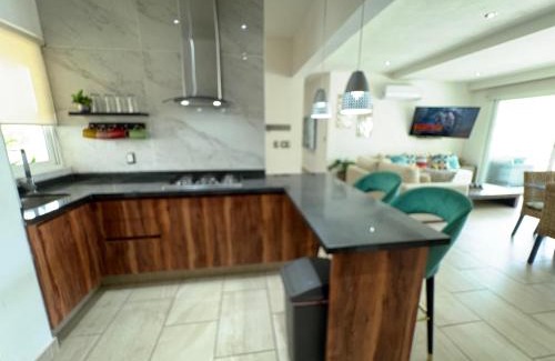 Puente del Mar Apartment | Depa de lujo en Acapulco diamante con club de playa a pie-Precio especial