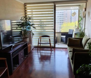 Nunoa Apartment | Departamento con AC Ñuñoa