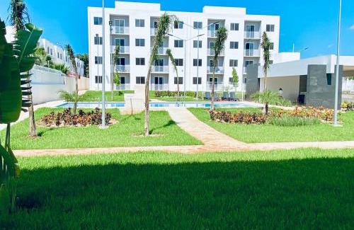 Cancun Apartment | Departamento nuevo, 3 habitaciones, justo en frente de alberca