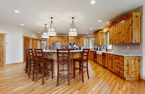 Black Butte Ranch House | Deschutes Forest views with game room, pools, hot tub, & on-site golf