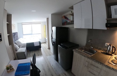 Santa Fe Apartment | Descubre tu Refugio Cerca al Cielo! en el Piso 22 A 150 Metros del Museo DEL ORO