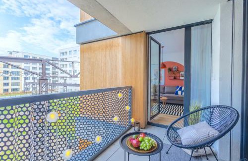 Holesovice Apartment | Design Apartment - Balcony, Free Parking, Yoga, 10 mins to center, by Gravity Prague