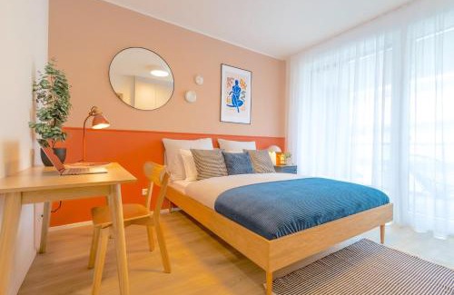 Holesovice Apartment | Design Apartment - Balcony, Free Parking, Yoga, 10 mins to center, by Gravity Prague