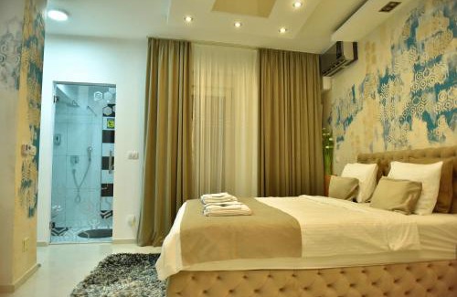 Cuprija Apartment | Design Apartment PREMIUM SPA LUX 4 STAR "DUBAI" Completely PRIVATE Wellness & Spa FREE INCLUDED Sauna & Jacuzzi & Salt Wall & Fire place & 3D Ceilings & Business WiFi & NETFLIX & Keyless code entry & FULL SMART APP & SECURE 2 Parking place