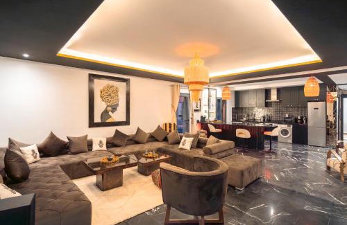 Semlalia Apartment | Design Art Gallery Apartment Marrakech swimming pool on the Roof