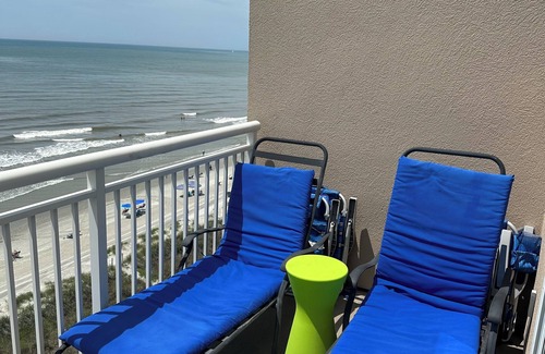 North Myrtle Beach Condo | DESIGNER BEACH PENTHOUSE, 1900 SQ FT, N&S VIEWS, WIFI, 2 BALCONIES, ALL EXTRA