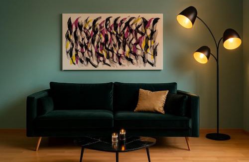 Offenbach am Main Apartment | Designer Wohnung zum Relaxen 15 min Airport und Parkplatz