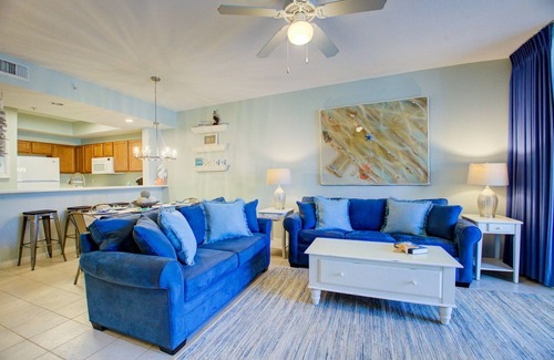 Fort Walton Beach Condo | Destin West Sandpiper L06 ~ Huge Patio W/Tiki Bar and Outdoor Kitchen! Steps to Lazy River