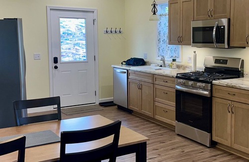 Cadillac Cottage | Destination Leisure – Cottage B, 2BR Next to Mitchell State Park Campground