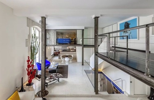 Saint-Germain-des-Pres Apartment | DEUX MAGOTS 280M2TRIPLEX BUILT ON REMAINING WALL OF 13TH CENT ABBAYE ST GERMAIN