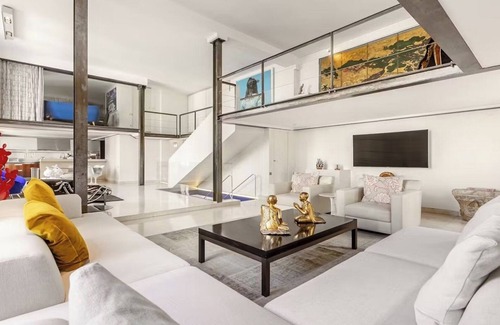 Saint-Germain-des-Pres Apartment | DEUX MAGOTS 280M2TRIPLEX BUILT ON REMAINING WALL OF 13TH CENT ABBAYE ST GERMAIN
