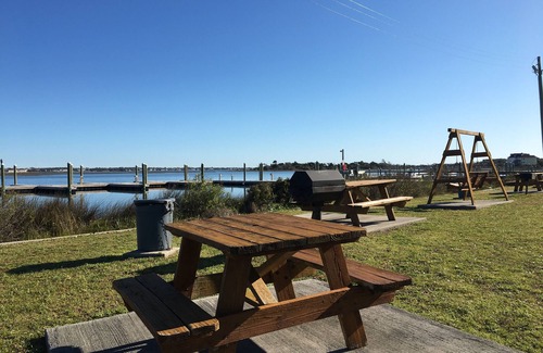 Atlantic Beach Condo | Direct Sound Water View and Beach Access WiFi Kitchen Pool