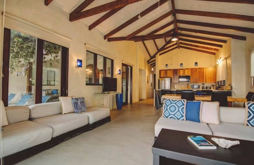 Las Escobas del Venado House | Directly on beach with private pool, Sleeps 11+, not a 10 min walk as VRBO says