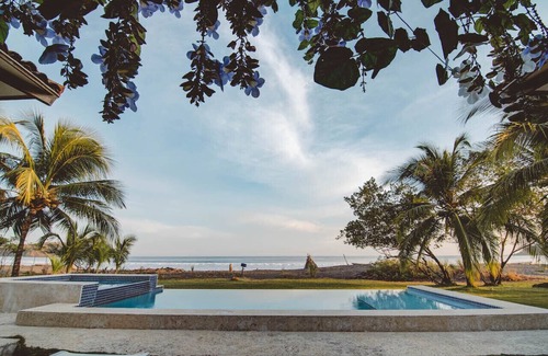 Las Escobas del Venado House | Directly on beach with private pool, Sleeps 11+, not a 10 min walk as VRBO says