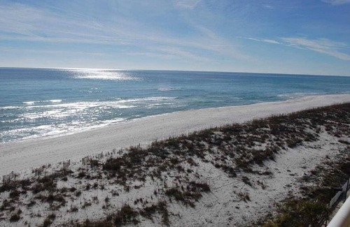 Pensacola Beach Condo | Directly on the Gulf, larger end unit, both bedrooms have water view!
