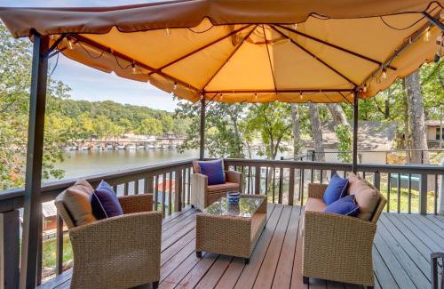 Eucha House | Dock and Views Scenic Group Retreat on Grand Lake!