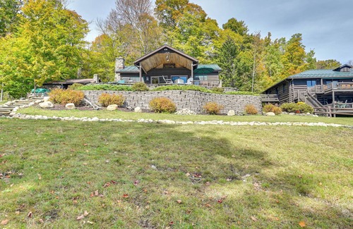 Old Forge Cabin | Dock & Views: Lakefront 'Camp' in Old Forge!