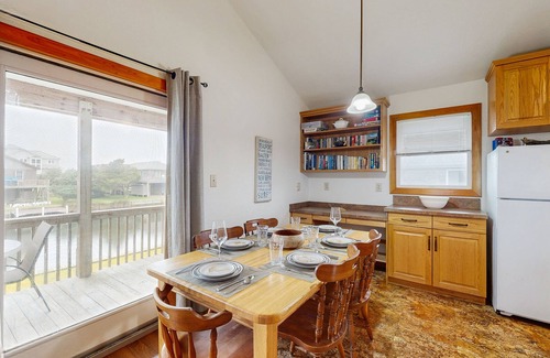 Brigands' Bay House | Dog-friendly, canal-front house with dock, balcony, deck, & central AC