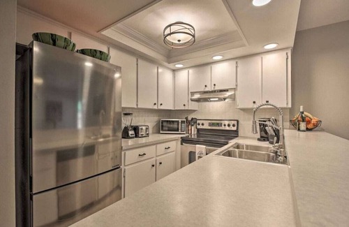 New Smyrna Beach House | Dog Friendly Home by Flagler Avenue! Fenced Yard and Garage! Walk to the Beach!