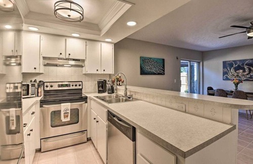 New Smyrna Beach House | Dog Friendly Home by Flagler Avenue! Fenced Yard and Garage! Walk to the Beach!