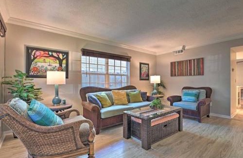 New Smyrna Beach House | Dog Friendly Home by Flagler Avenue! Fenced Yard and Garage! Walk to the Beach!