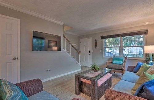 New Smyrna Beach House | Dog Friendly Home by Flagler Avenue! Fenced Yard and Garage! Walk to the Beach!