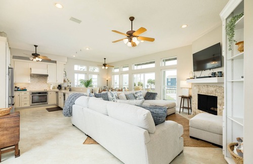 Indian Beach House | Dog Friendly Home w/Elevator, Great Gulf Views & Easy Beach Access