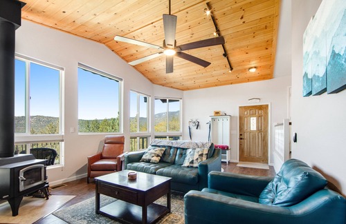 Idyllwild Cabin | Dog-Friendly Idyllwild Home w/Beautiful Views, WiFi, EVC, & Private Washer/Dryer