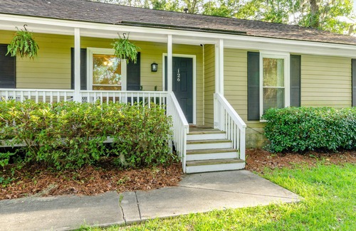 Whitemarsh Island House | Dog-friendly oasis with large yard, deck, fast WiFi, grill & central AC